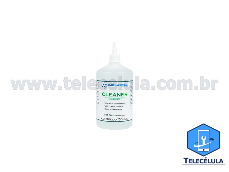 IMPLASTEC CLEANER LIMPEZA PESADA ALTO PODER DE AO NA PLACA PCI BGA, SMD, CONTEDO 1/2 LITRO